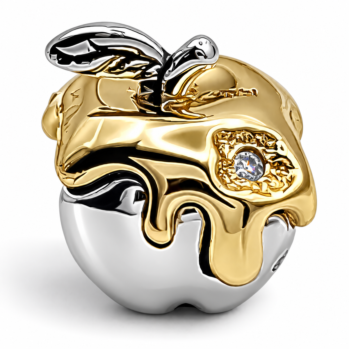 Charm Manzana Plata Ley 925