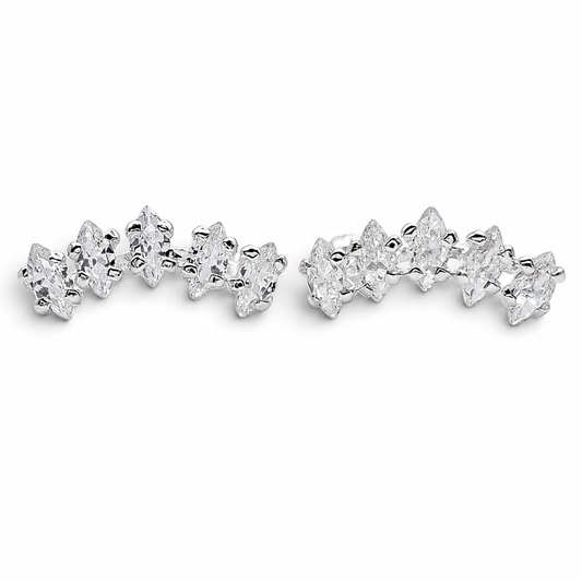 Broquel Churumbela Blanco Plata Ley 925