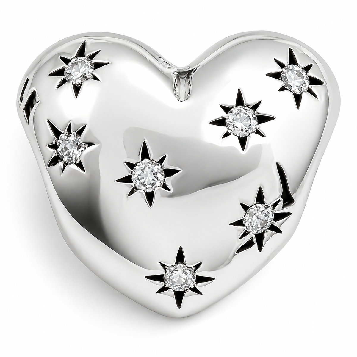 Charm Corazon Plata Ley 925