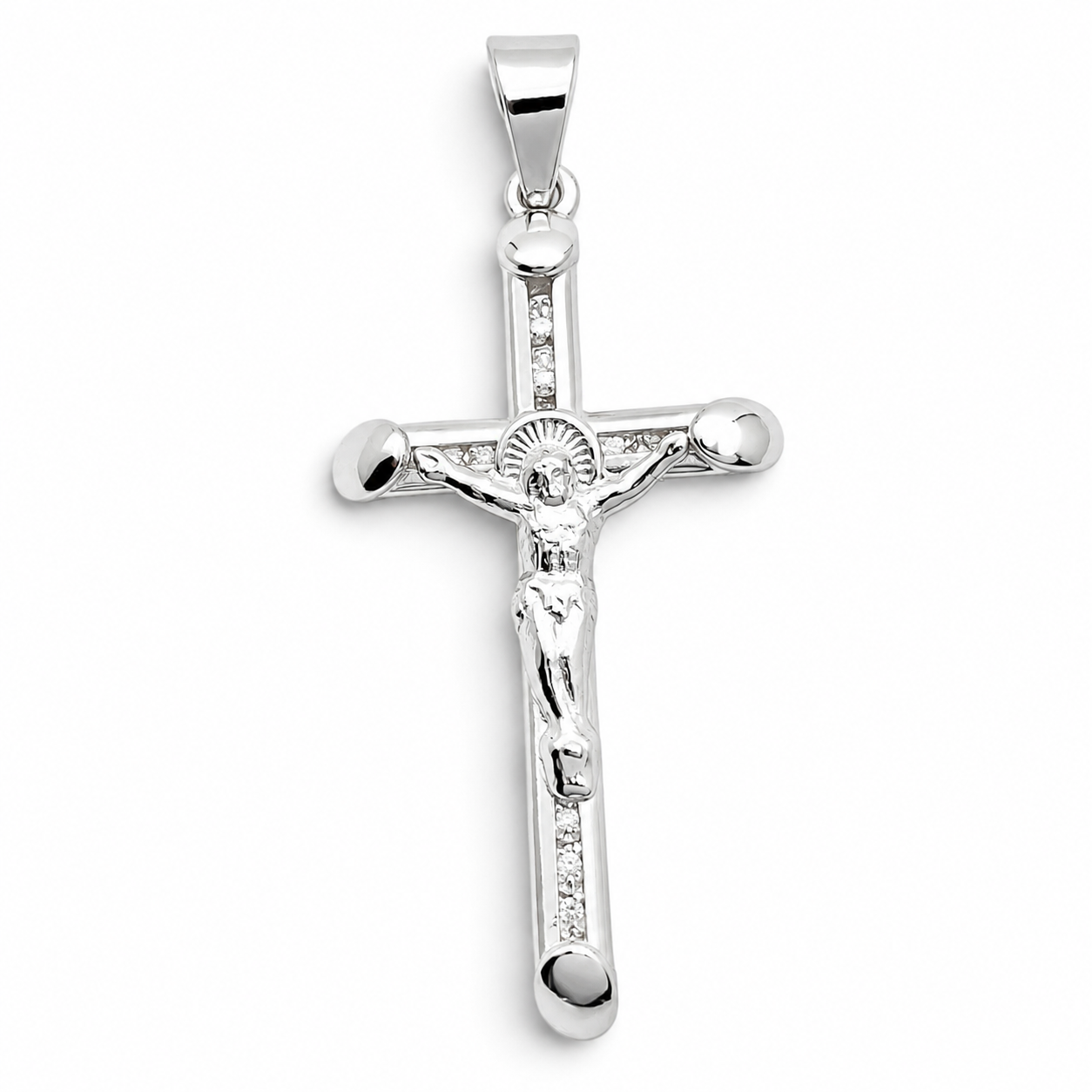 Dije Zirconia Cruz Plata Ley 925