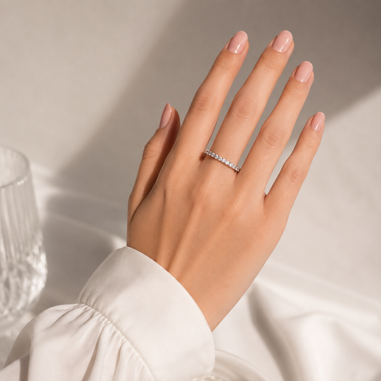 Anillo Churumbela Rosa Plata Ley 925