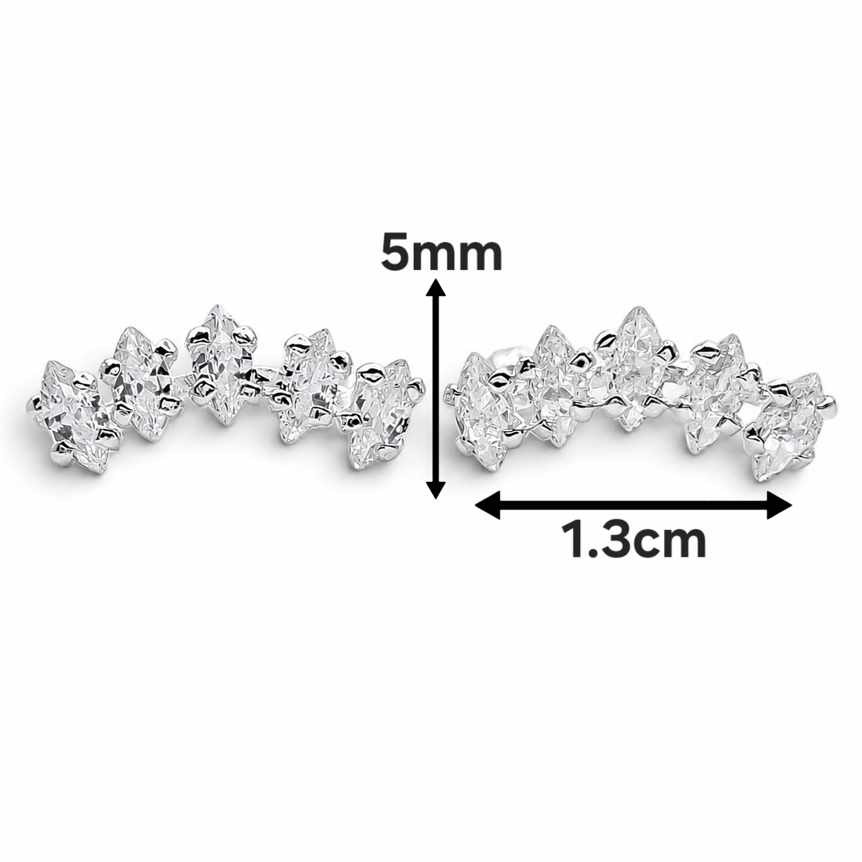 Broquel Churumbela Blanco Plata Ley 925