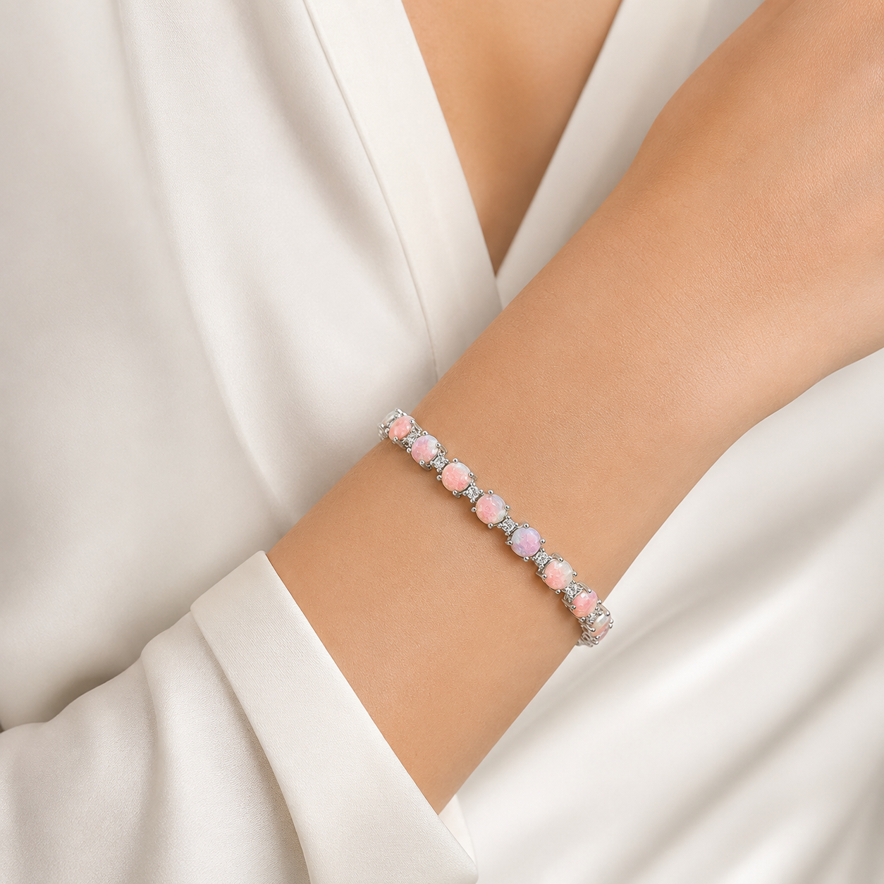 Pulsera Opalo Rosa