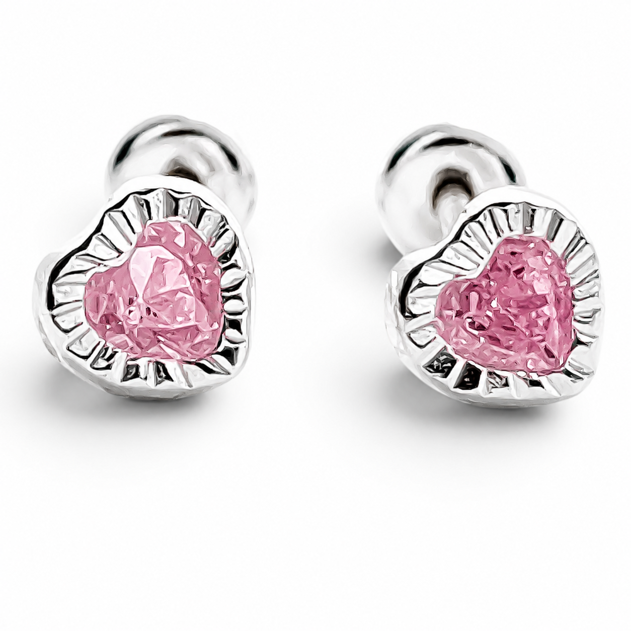 Broquel Corazon #3 Rosa