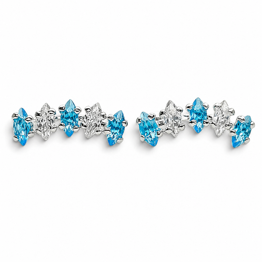 Broquel Churumbela Aqua Plata Ley 925