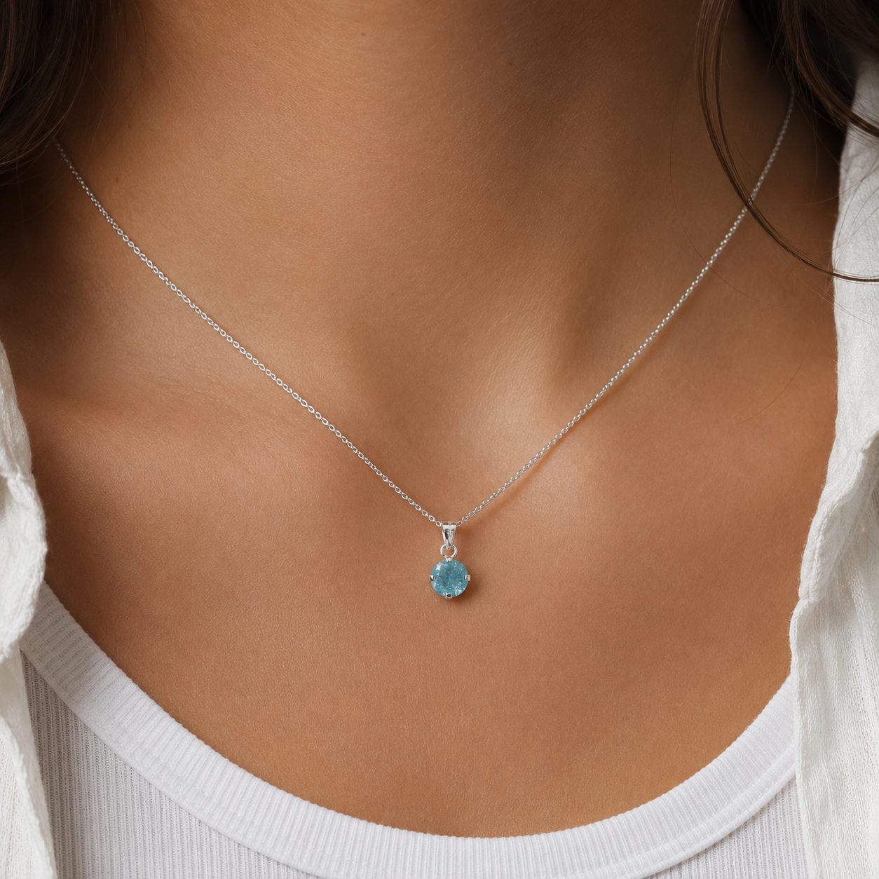 Set Aqua Plata Ley 925