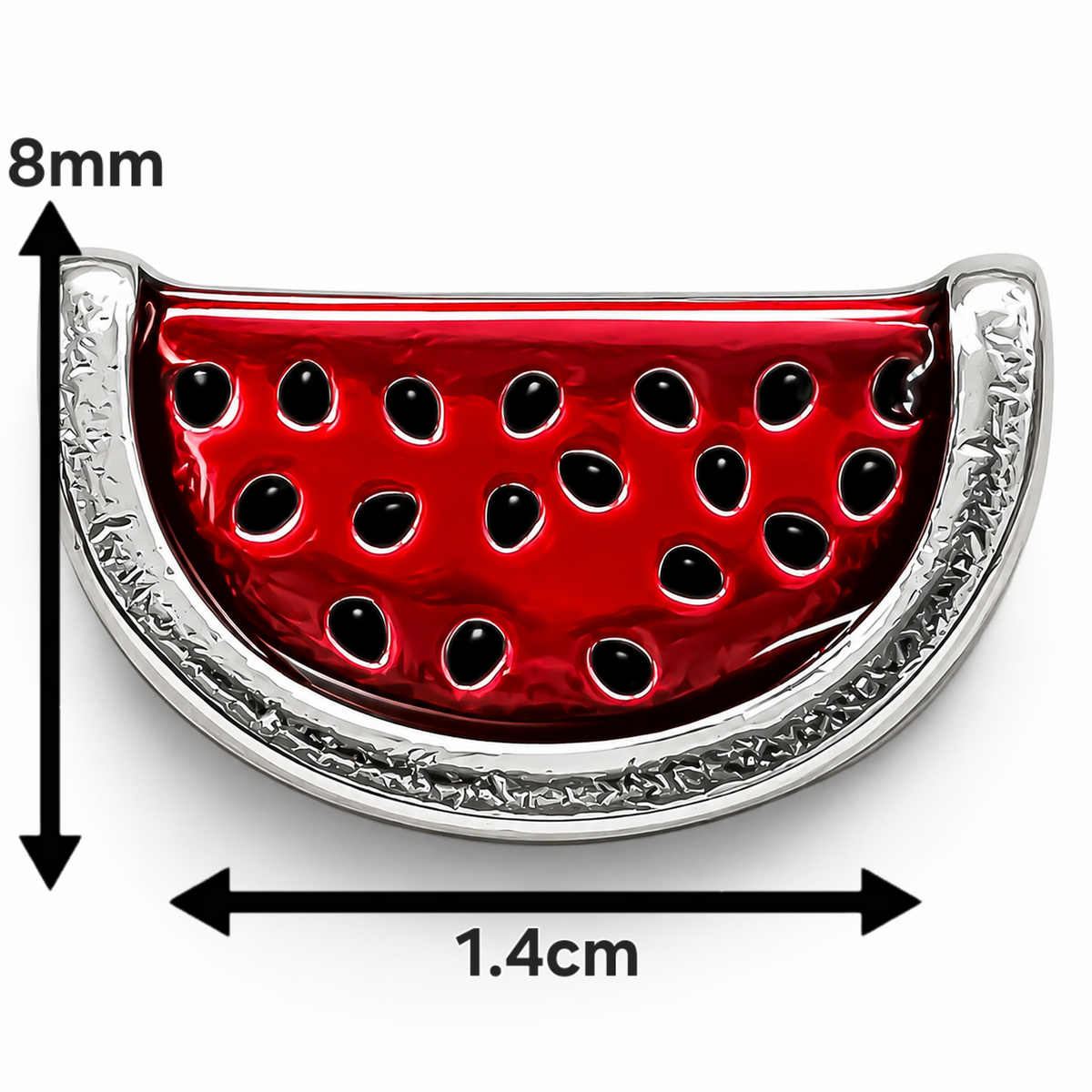 Charm Sandia Plata Ley 925