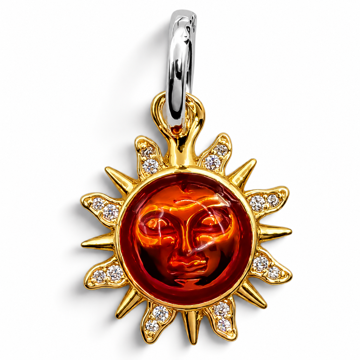 Charm Sol Plata Ley 925