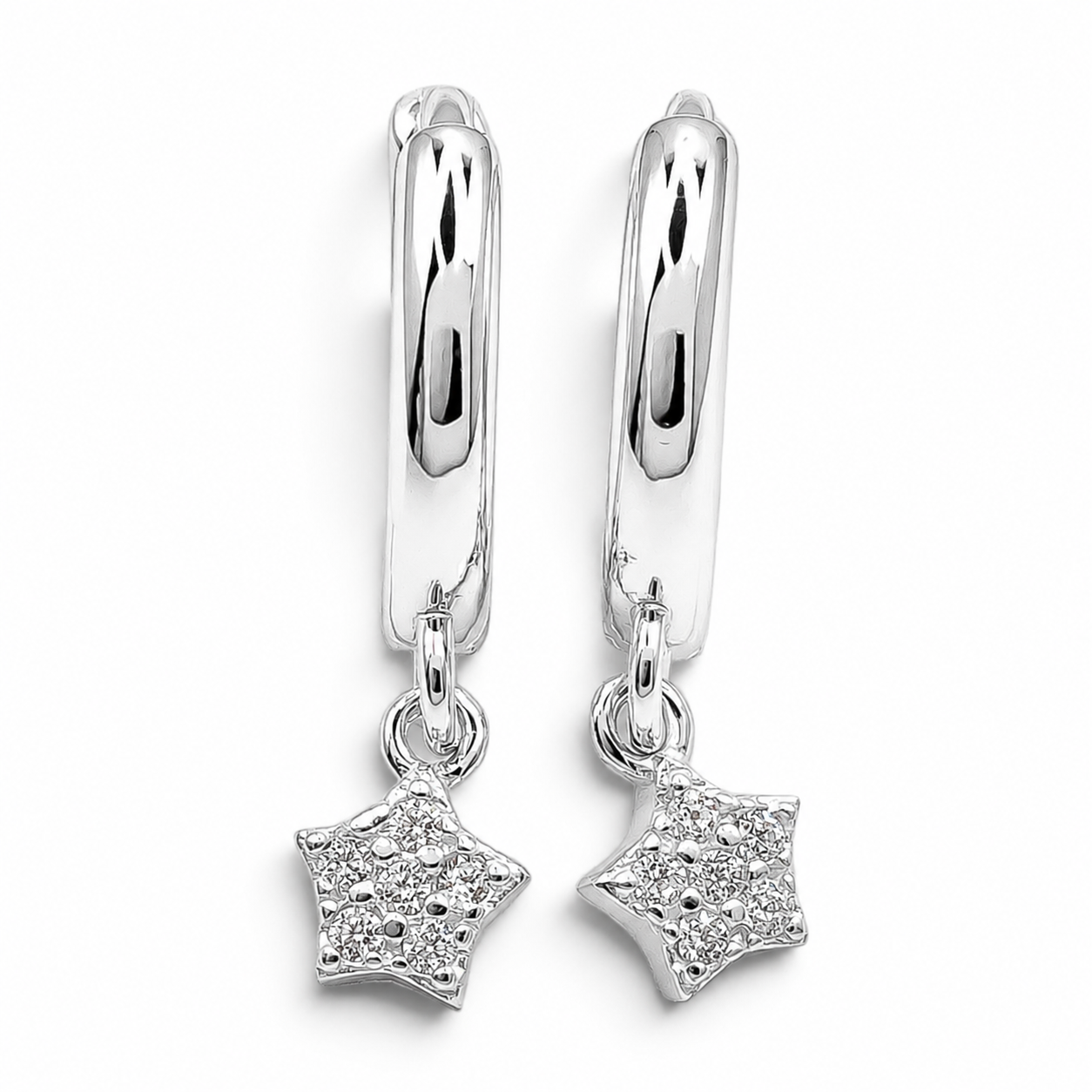 Hugguies Estrellita Plata Ley 925
