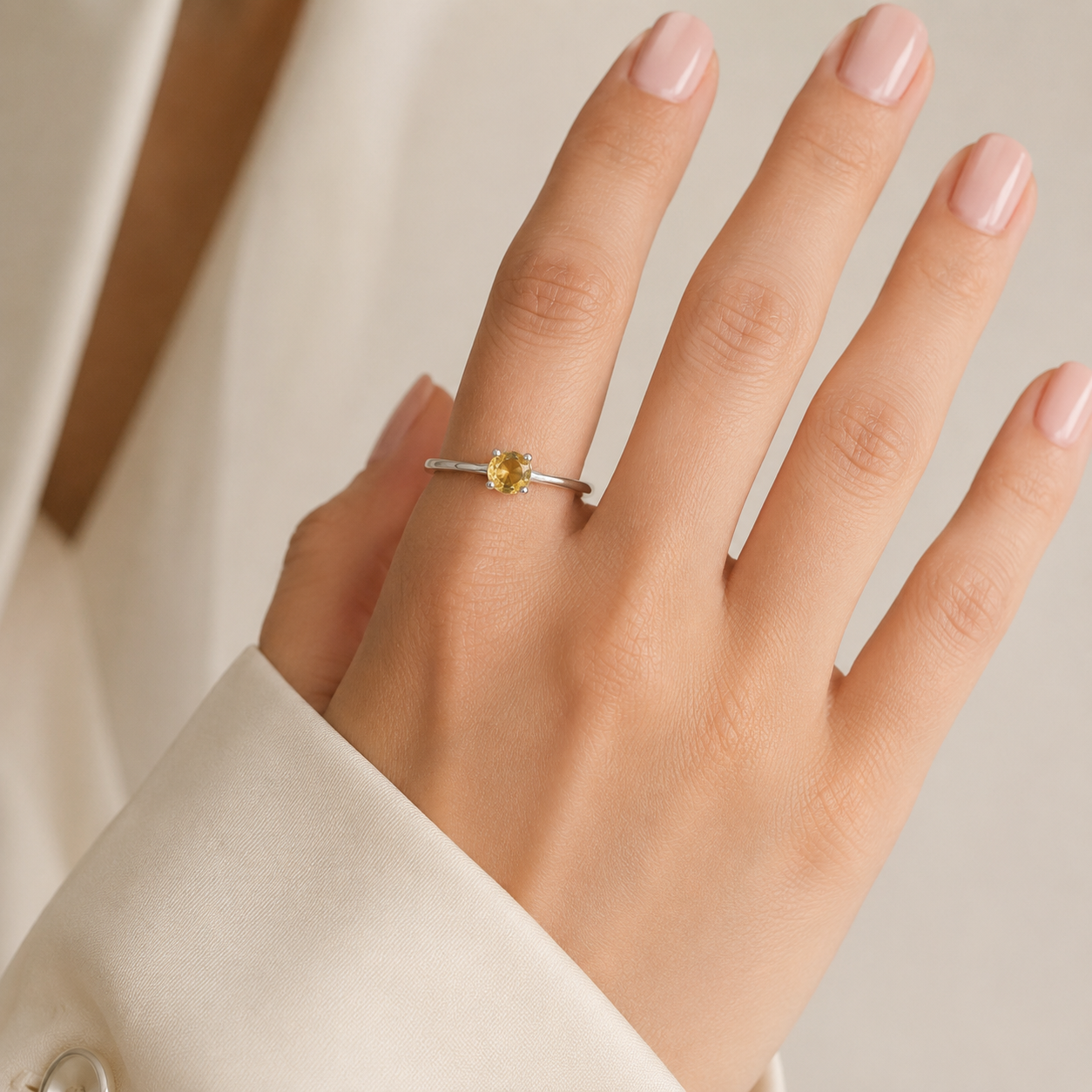 Anillo Zultanita Plata Ley 925