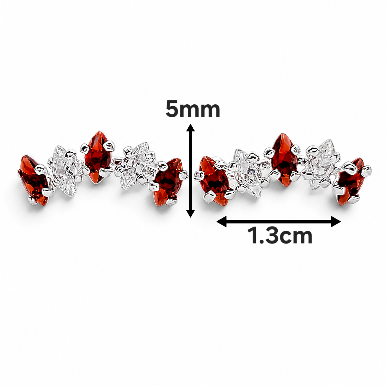 Broquel Churumbela Rojo Plata Ley 925