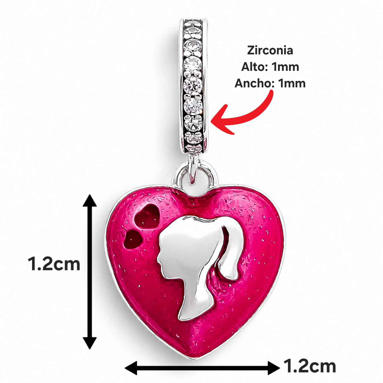 Charm Corazon Barbie