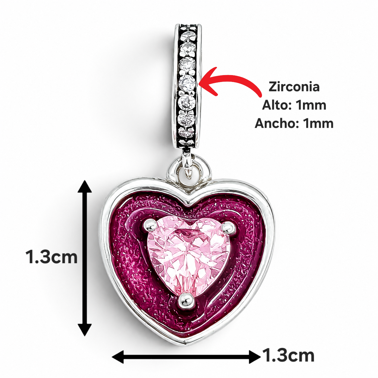Charm Corazon Barbie