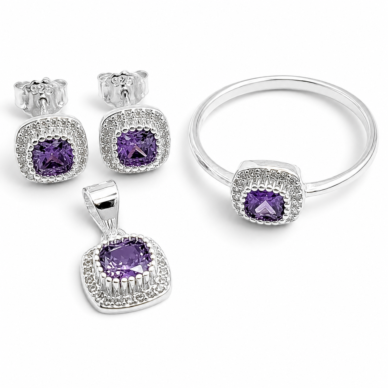 Set Cuadro Morado