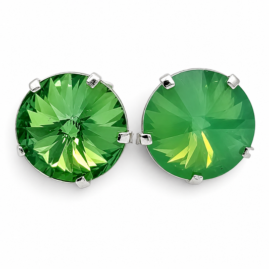 Broquel Verde Grande Plata Ley 925