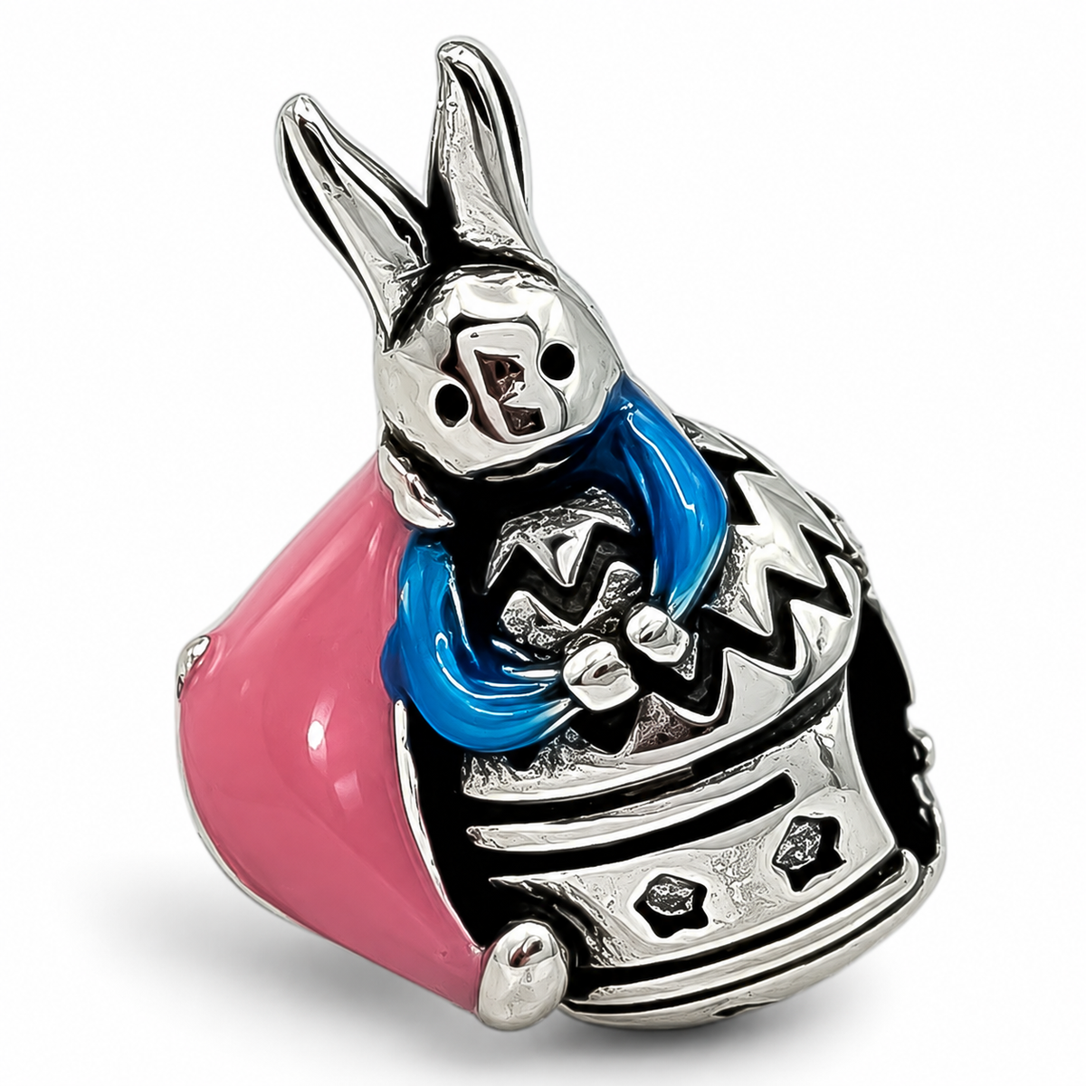 Charm Conejo Pascua Plata Ley 925