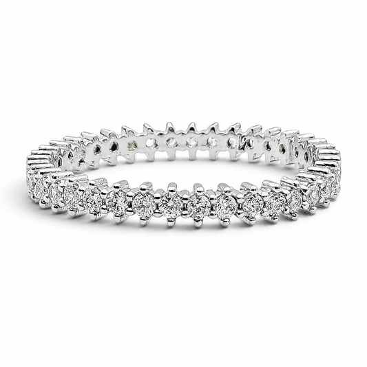 Anillo Churumbela Zirconia Plata Ley 925