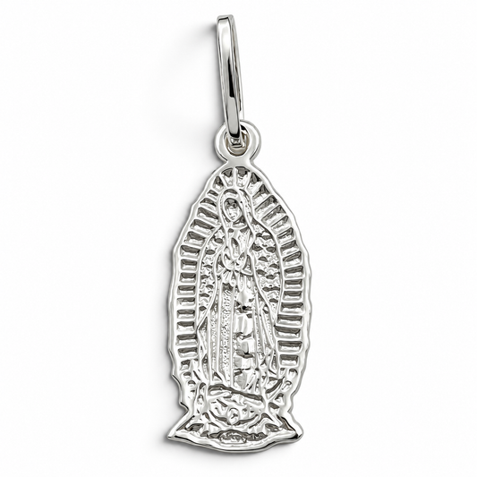 Dije Virgen Silueta Plata Ley 925