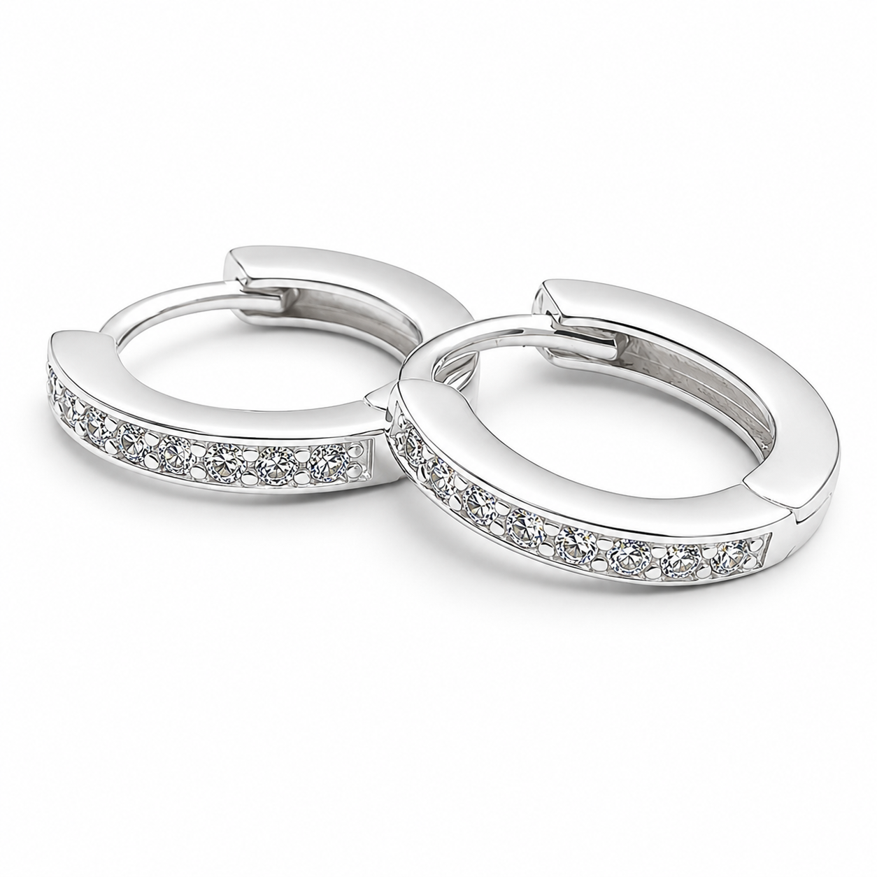 Hugguies Chicas Plata Ley 925