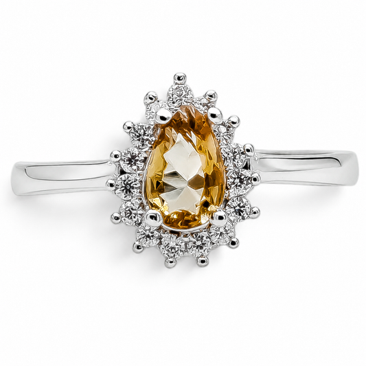 Anillo Zultanita Zirconia Plata Ley 925