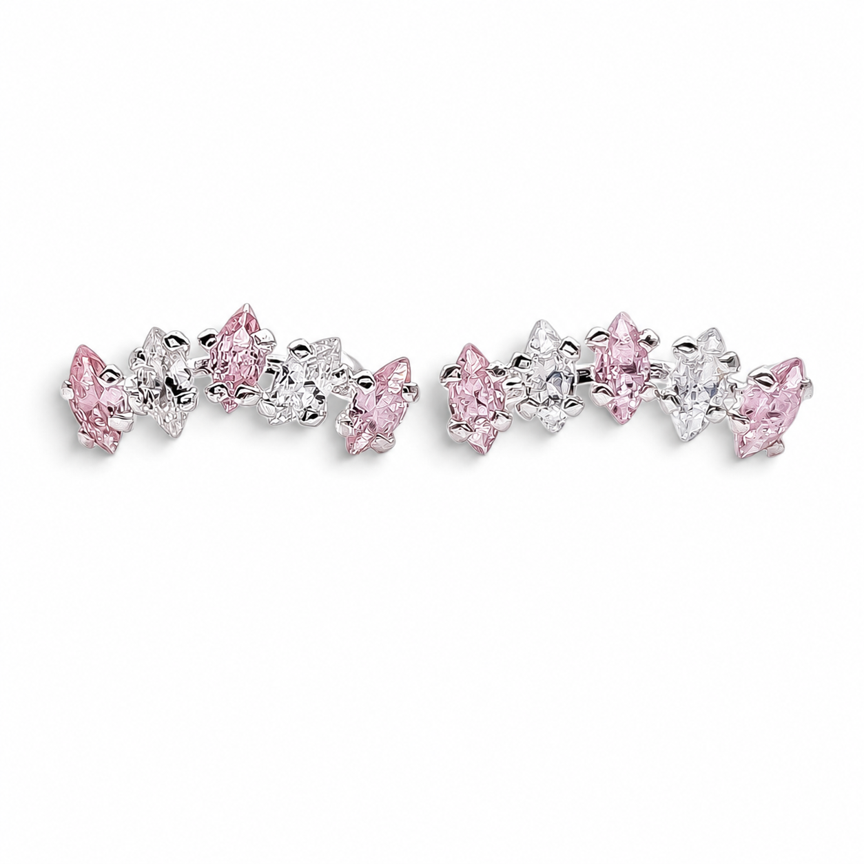 Broquel Churumbela Rosa Plata Ley 925