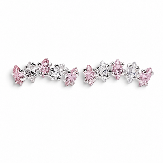 Broquel Churumbela Rosa Plata Ley 925