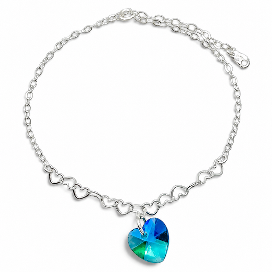 Pulsera Corazon Azul