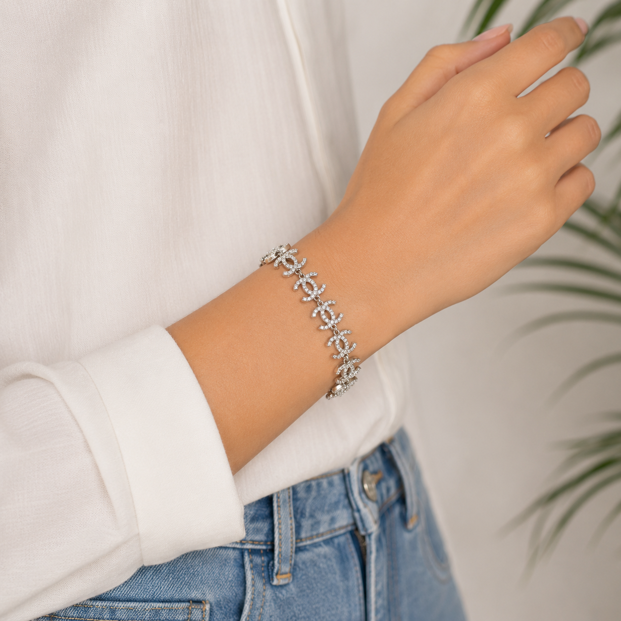 Pulsera Channel Plata Ley 925