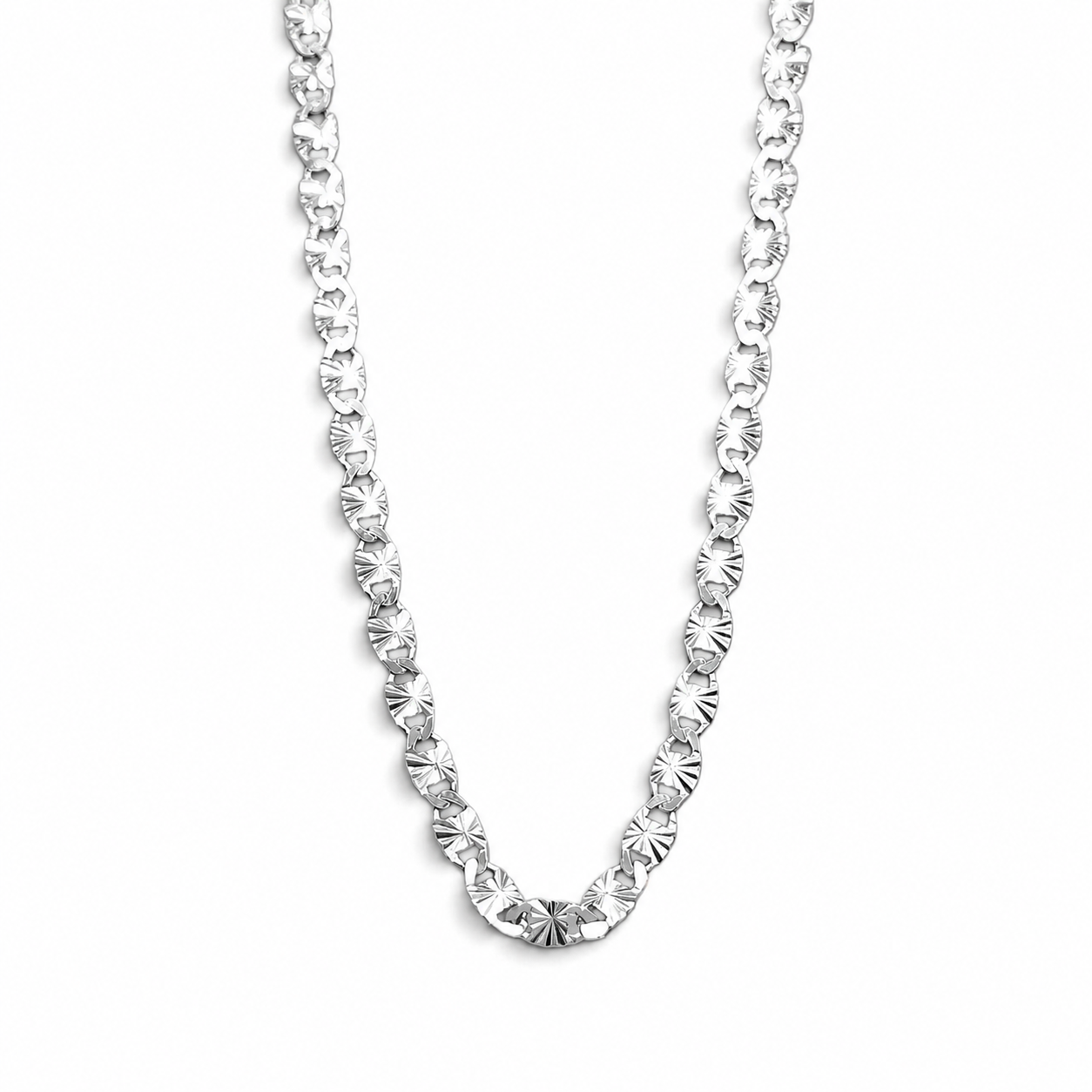Cadena Diamantada 2mm Plata Ley 925