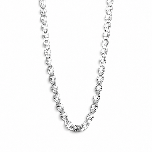 Cadena Diamantada 2mm Plata Ley 925