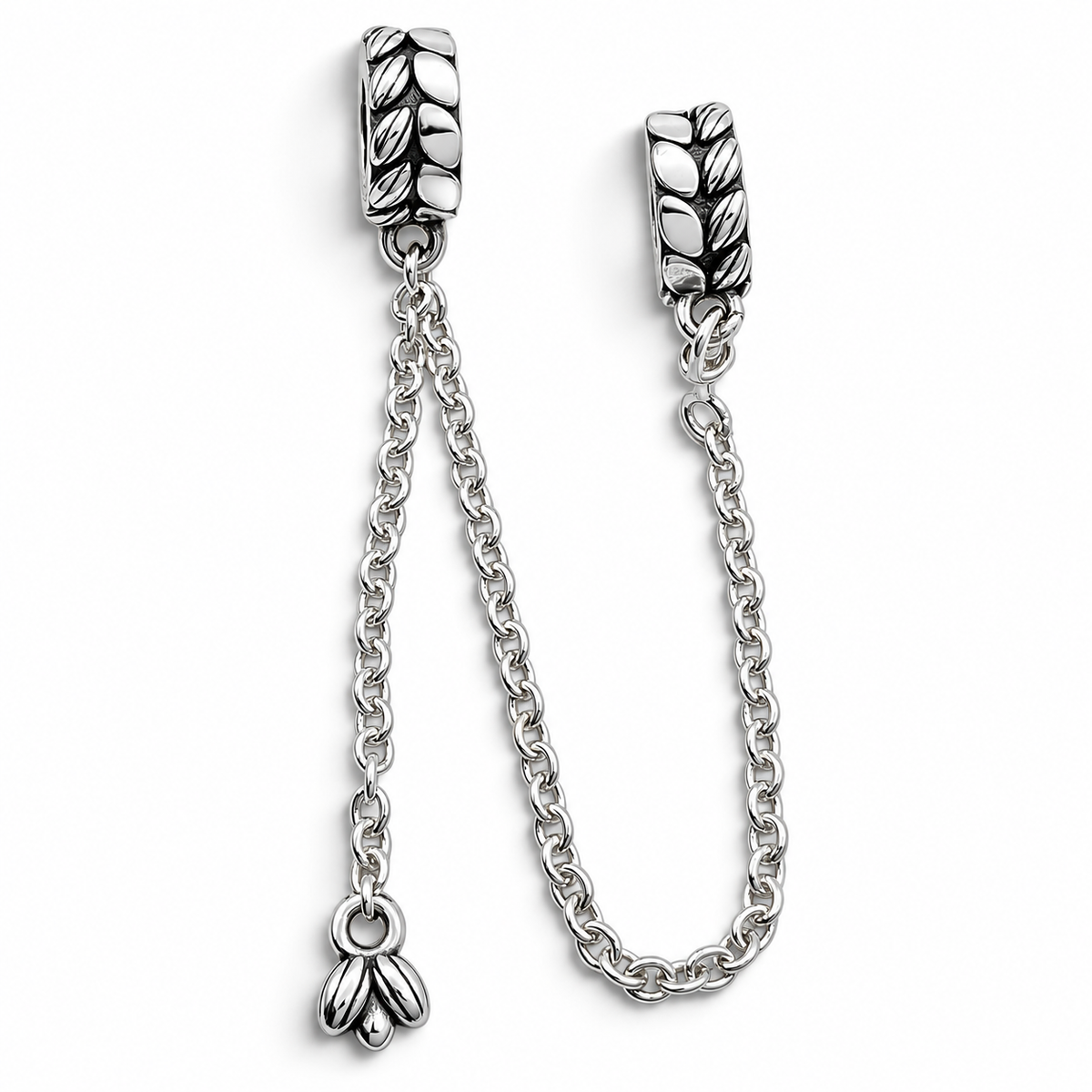 Charm Hojitas de Seguridad Plata Ley 925
