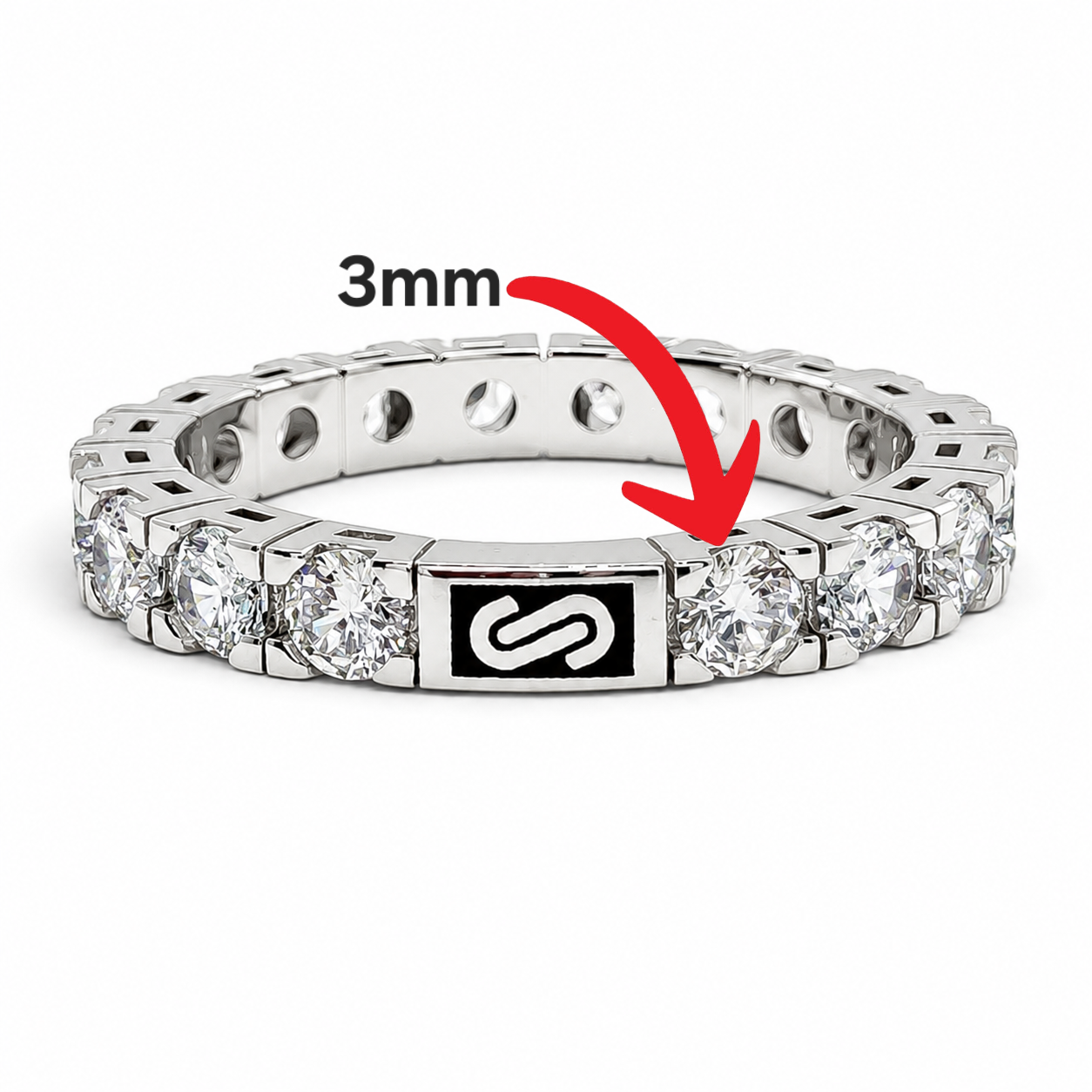 Anillo Mona Zirconia Plata Ley 925