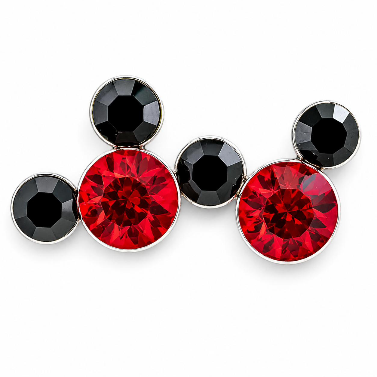 Broquel Mickey Rojo Negro