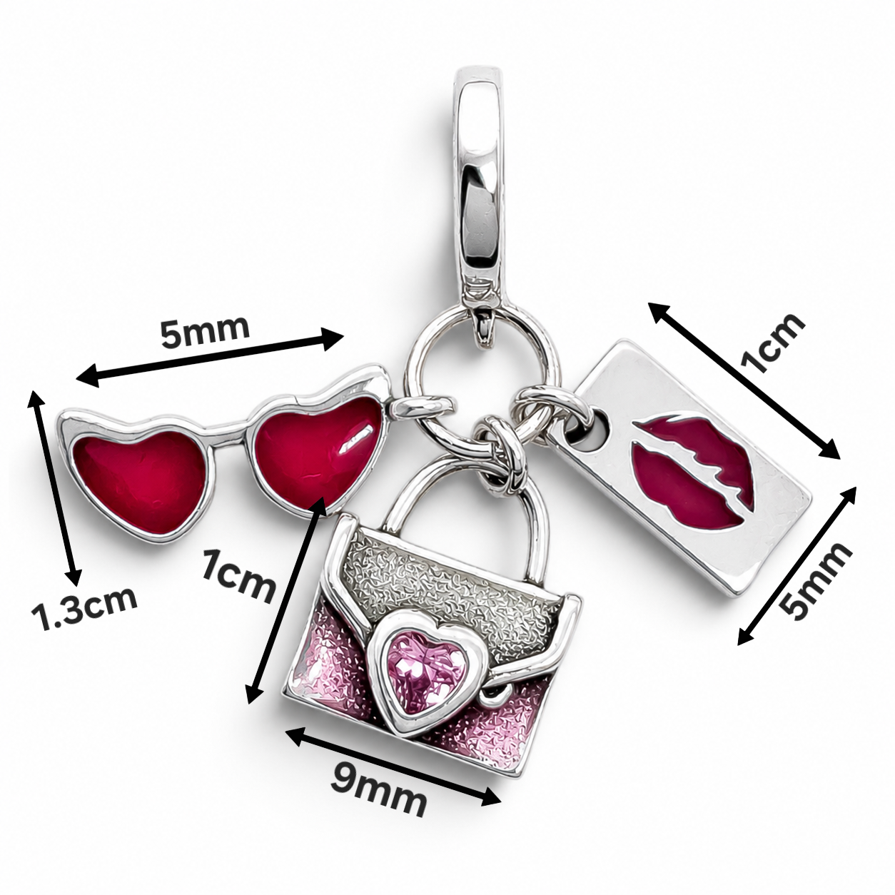 Charm Bolso Corazon