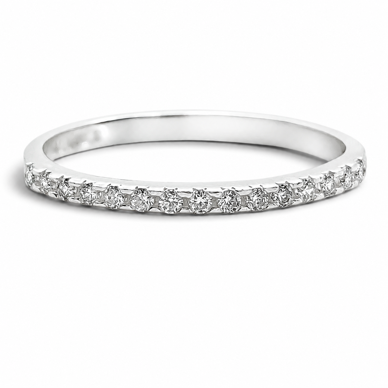 Anillo Blanco Plata Ley 925