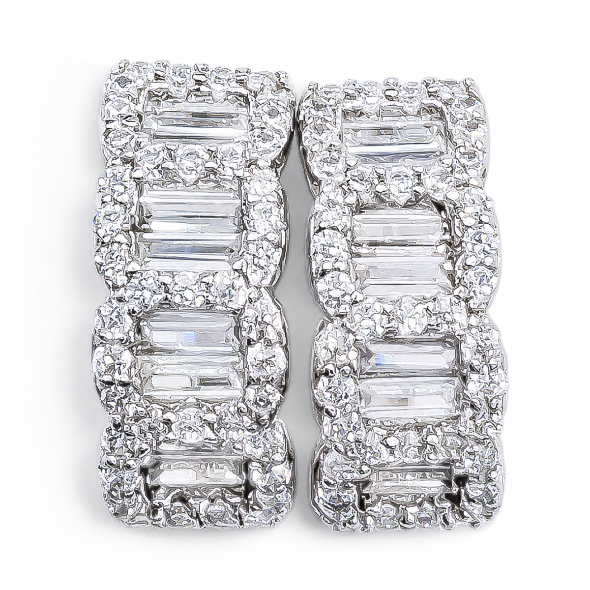 Hugguies Zirconia Plata Ley 925