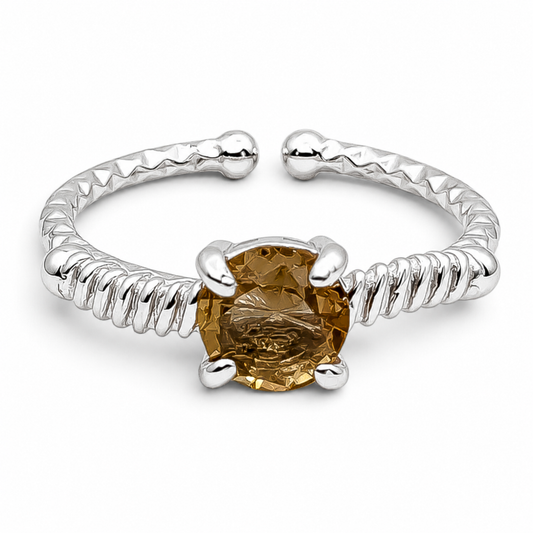 Anillo Zultanita Plata Ley 925