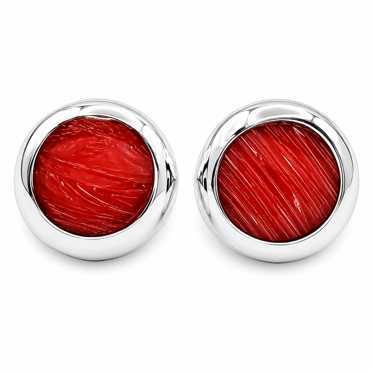 Arete Circulo Melon Plata Ley 925