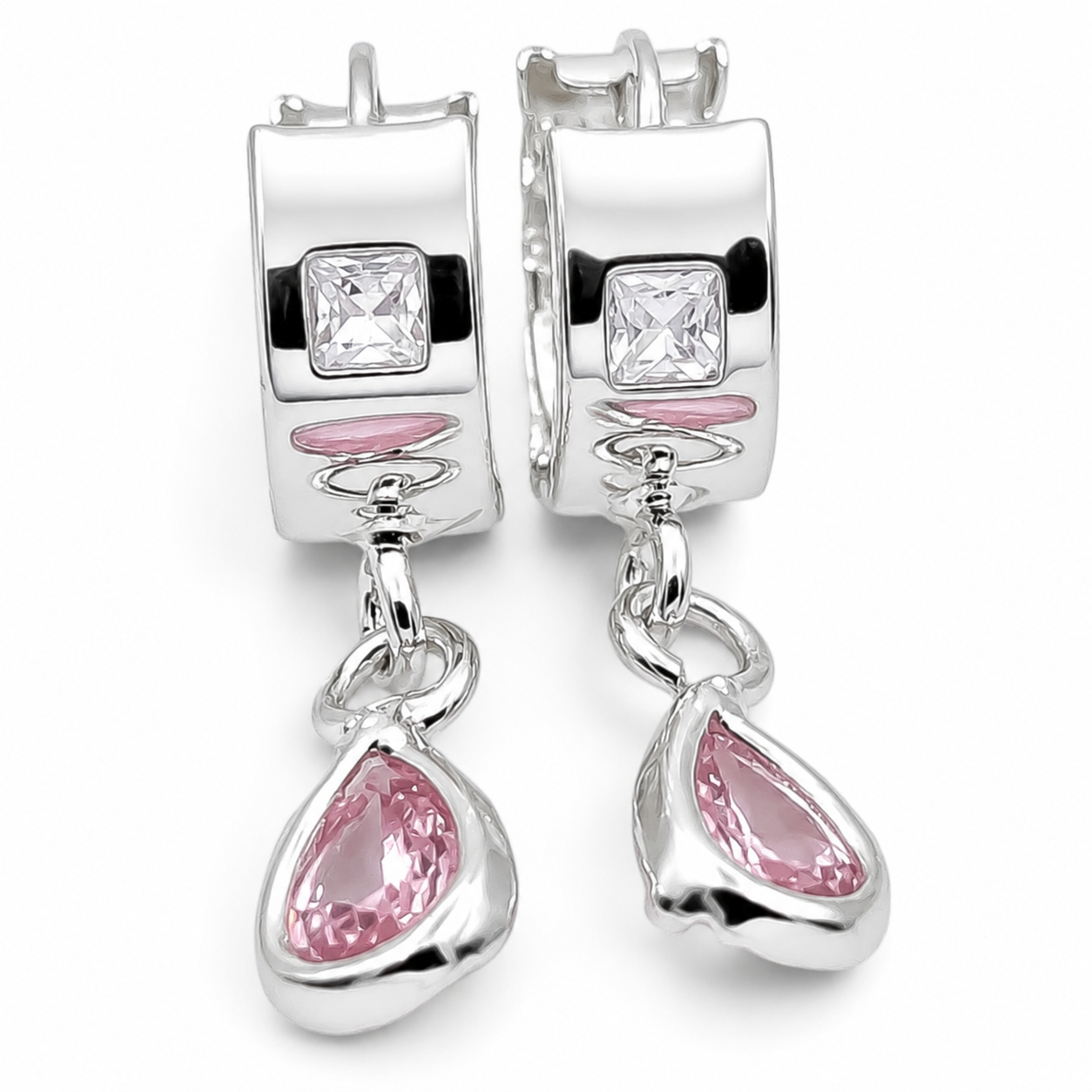 Hugguies Gota Rosa Plata Ley 925