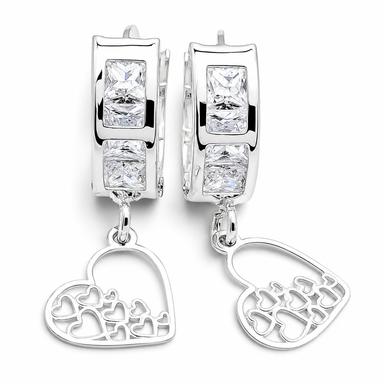 Hugguies Corazon Plata Ley 925