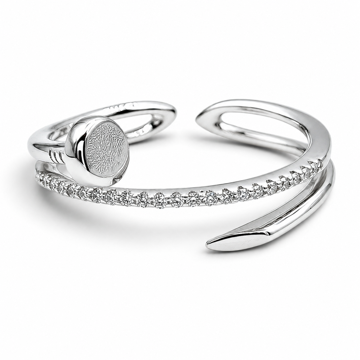 Anillo Clavo Plata Ley 925