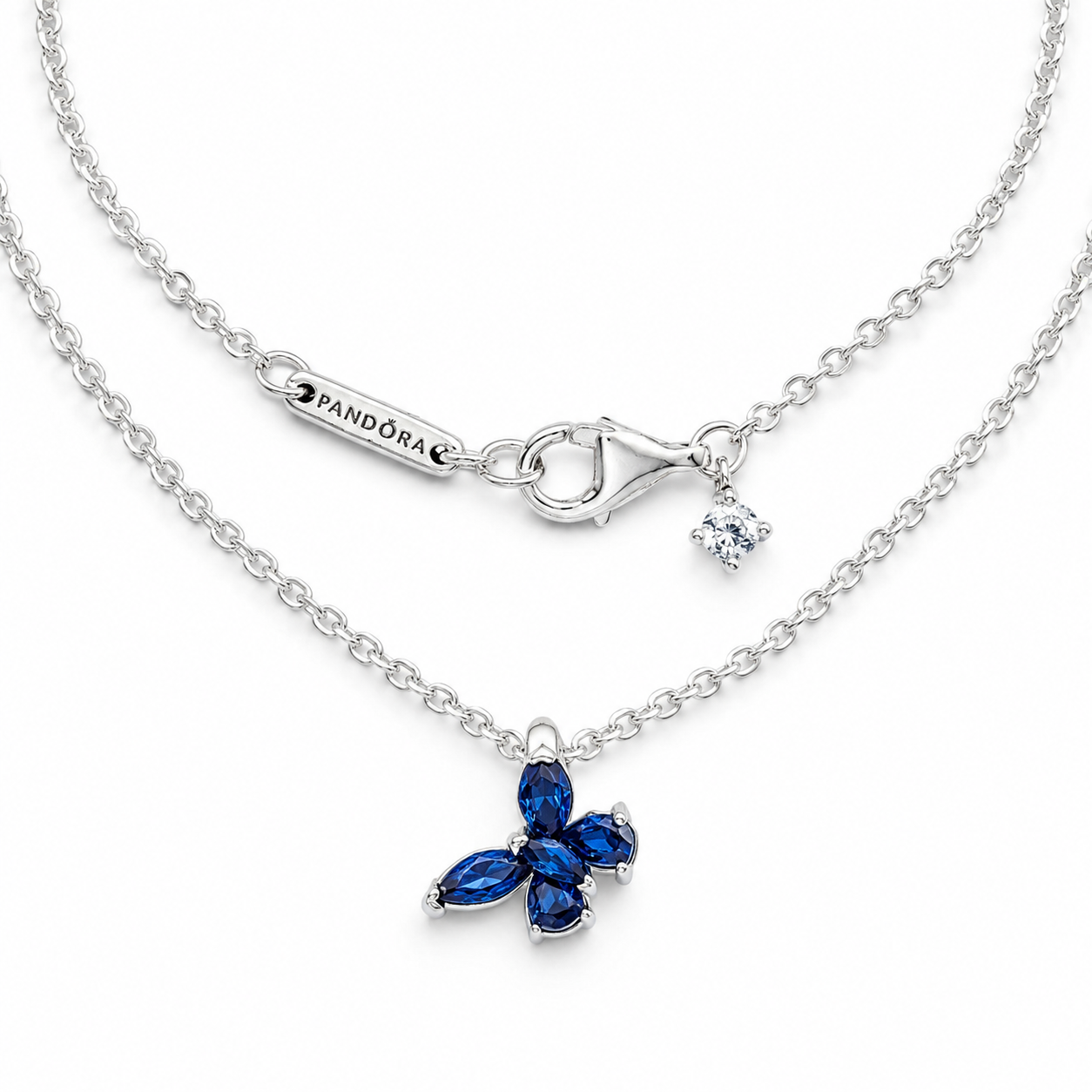 Collar Mariposa Azul