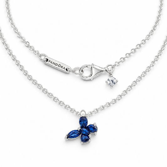 Collar Mariposa Azul