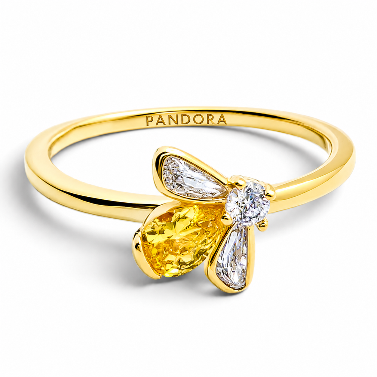 Anillo Abeja Dorado