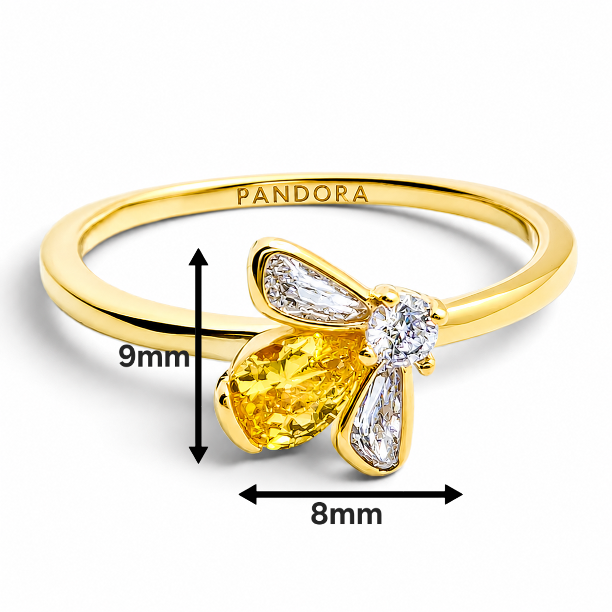 Anillo Abeja Dorado