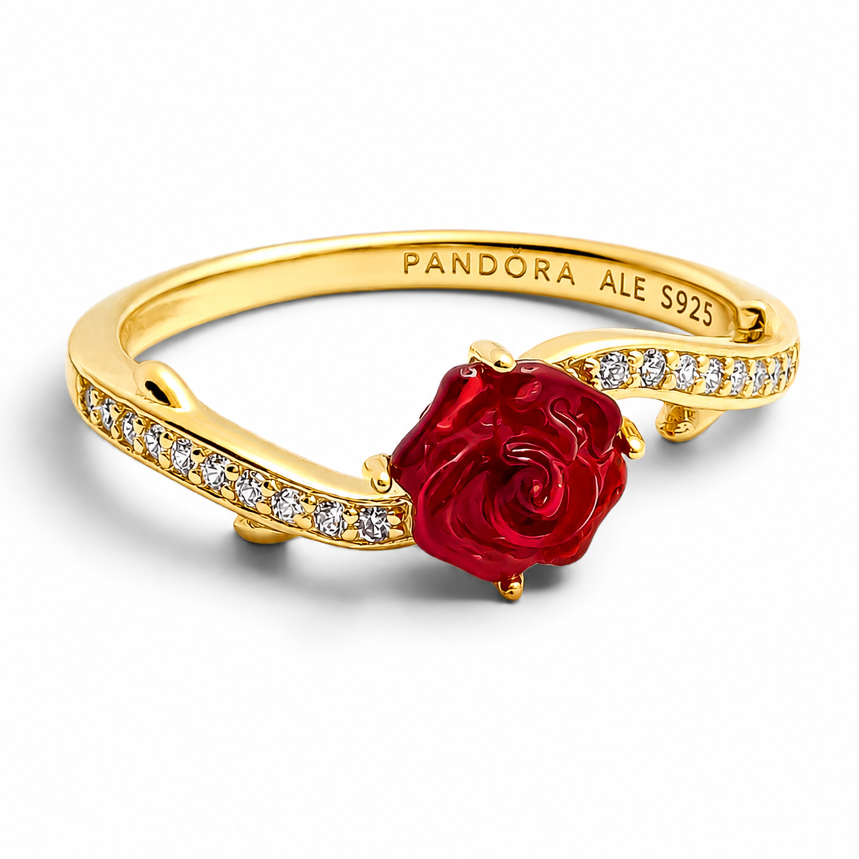 Anillo Rosa Dorado