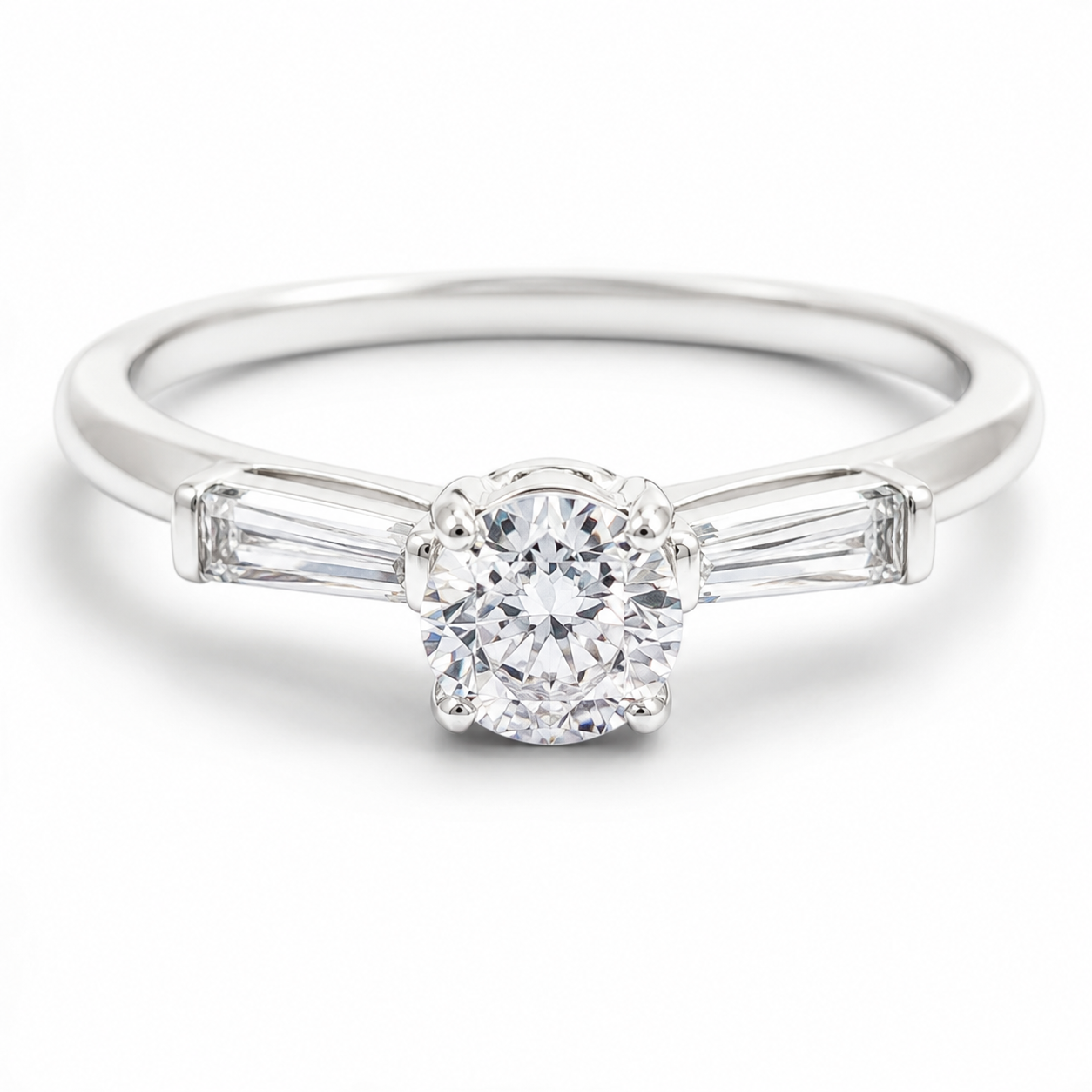 Anillo Zirconia Blanco