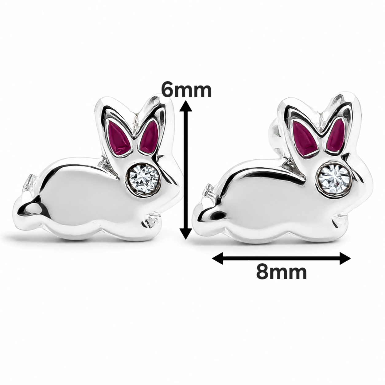 Broquel Conejo Plata Ley 925
