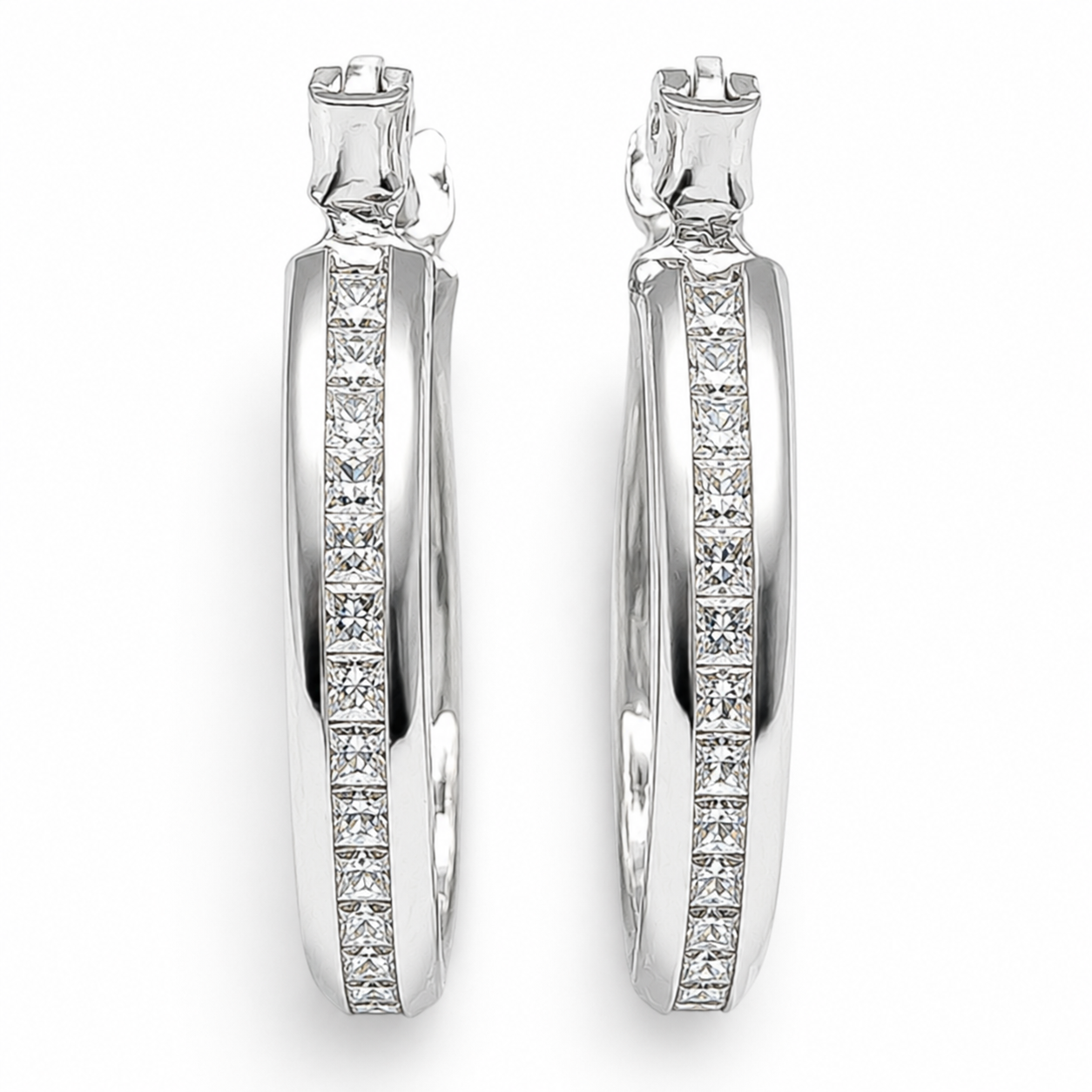 Arracada Zirconia Chica Plata Ley 925