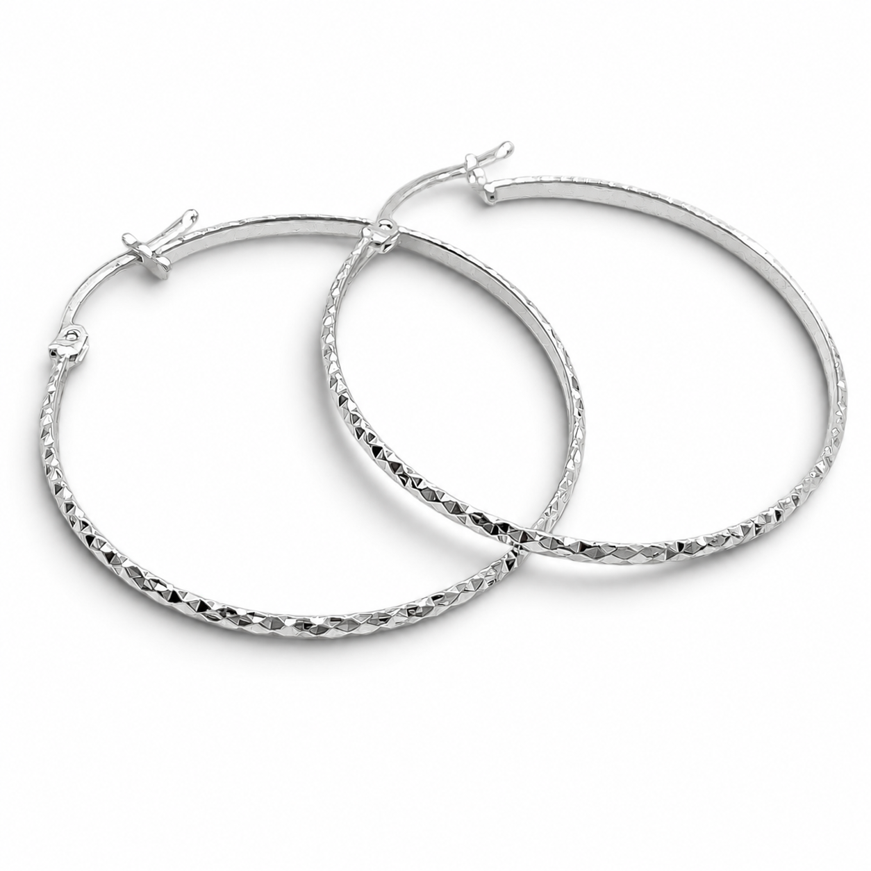 Arracada Mediana Plata Ley 925